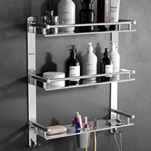 GRIVAN Stainless Steel 3 Layer/3 Tier Multipurpose Bathroom