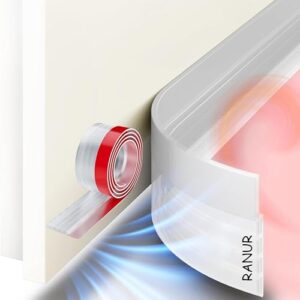 RANUR Silicone Self Adhesive Door Bottom Sealing Strip Guard