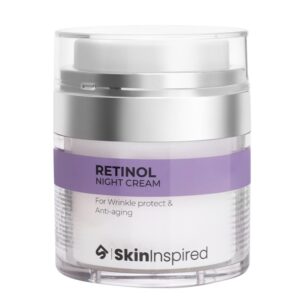 SkinInspired Retinol Night Cream For Wrinkles & Anti-Aging |