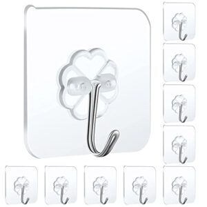 Zureni Self Adhesive Wall Hanging Hooks Heavy Duty