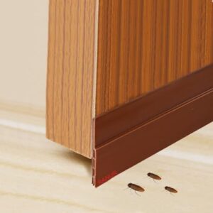 RANUR Silicone Self Adhesive Door Bottom Sealing Strip Guard