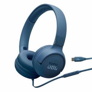 JBL Tune 520C On-Ear Type C Wired Headphone, Pure Bass