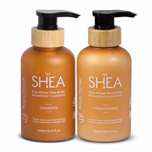 Beauty Garage Shea Retention Treatment Combo (Shampoo +