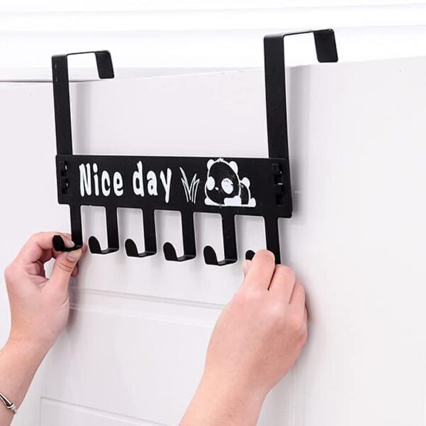 Solitude Heavy Duty CarbonMetal Over Door Hanger for Cloths, - Image 7