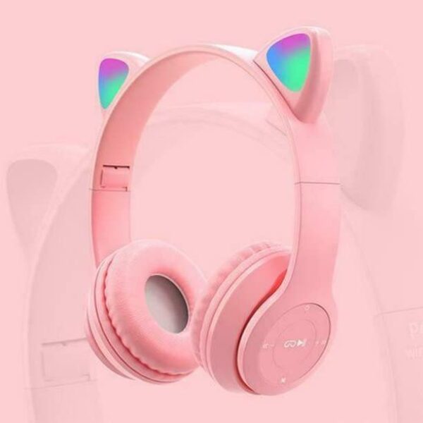 Daemon Cat Ear Headphones, Wireless Bluetooth & Wired, - Image 3