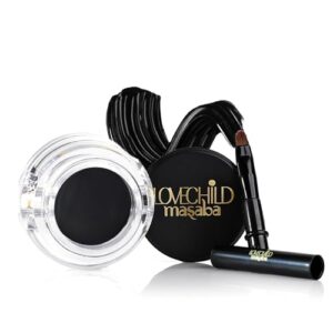 LoveChild Masaba Eye 2K Gel Eyeliner with Applicator, Black,
