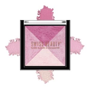 Swiss Beauty Mini Baked Shimmer Blusher And Highlighter