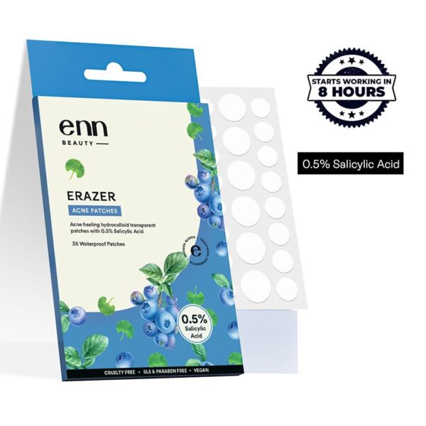 ENN Beauty Erazer Acne Pimple Patches|36 Waterproof - Image 2