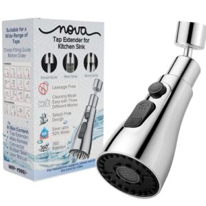Tap Extender for Kitchen Sink, Flexible Faucet with Tap