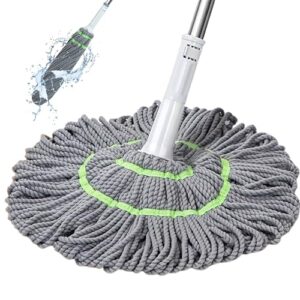 Wazdorf Microfiber Floor Cleaner, Self-Twisting Mop with