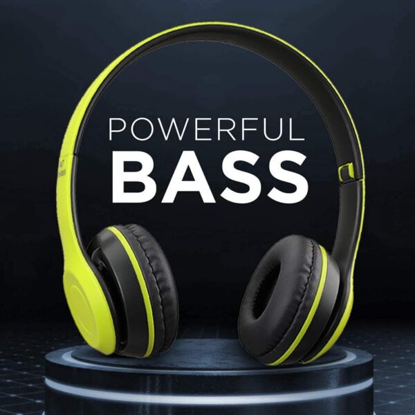 icall P47 Gaming Over Ear Wireless Bluetooth Headphones with - Image 3