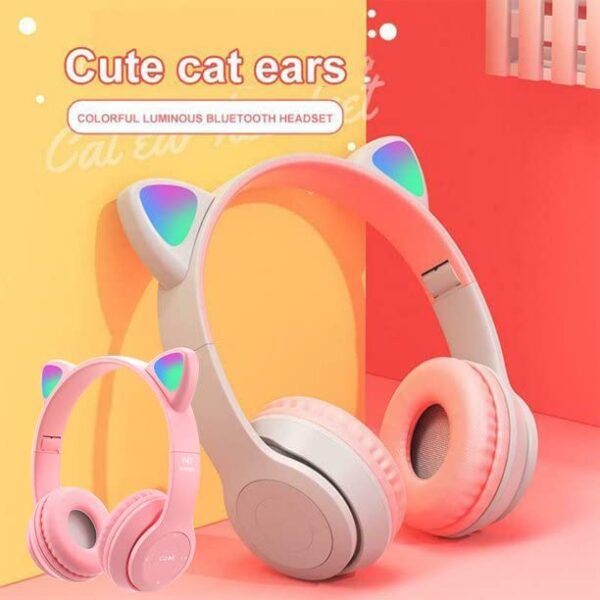 Daemon Cat Ear Headphones, Wireless Bluetooth & Wired, - Image 4
