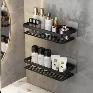 SR Self-Adhesive Multipurpose Wall Mounted Bathroom Shelves