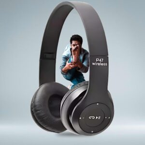 icall P47 Wireless Over Ear Headphones Bluetooth with Mic