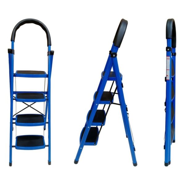 TNT The Next Trend 4 Step Steel Step-Ladder for Home | Heavy - Image 8