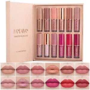 URBANMAC Liquide matte Lipstick 12Pcs Set waterproof long