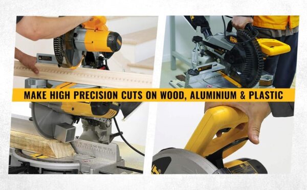 DEWALT DW714-IN 10"(254 mm) Corded Compound Mitre Saw With - Image 7