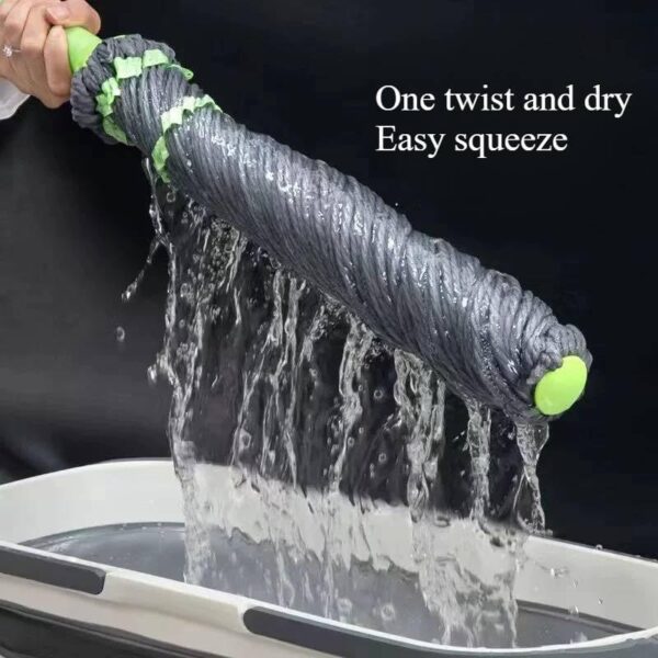 Wazdorf Microfiber Floor Cleaner, Self-Twisting Mop with - Image 9