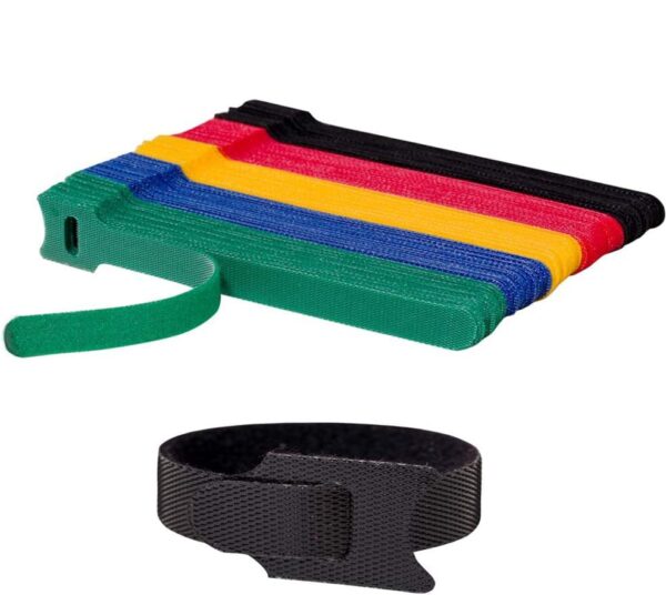 INOVERA 50 Pieces Cable Organizer Hook & Loop Tape -