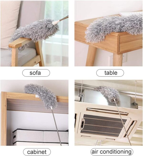 Fulminare Microfiber Feather Duster Bendable & Extendable - Image 8