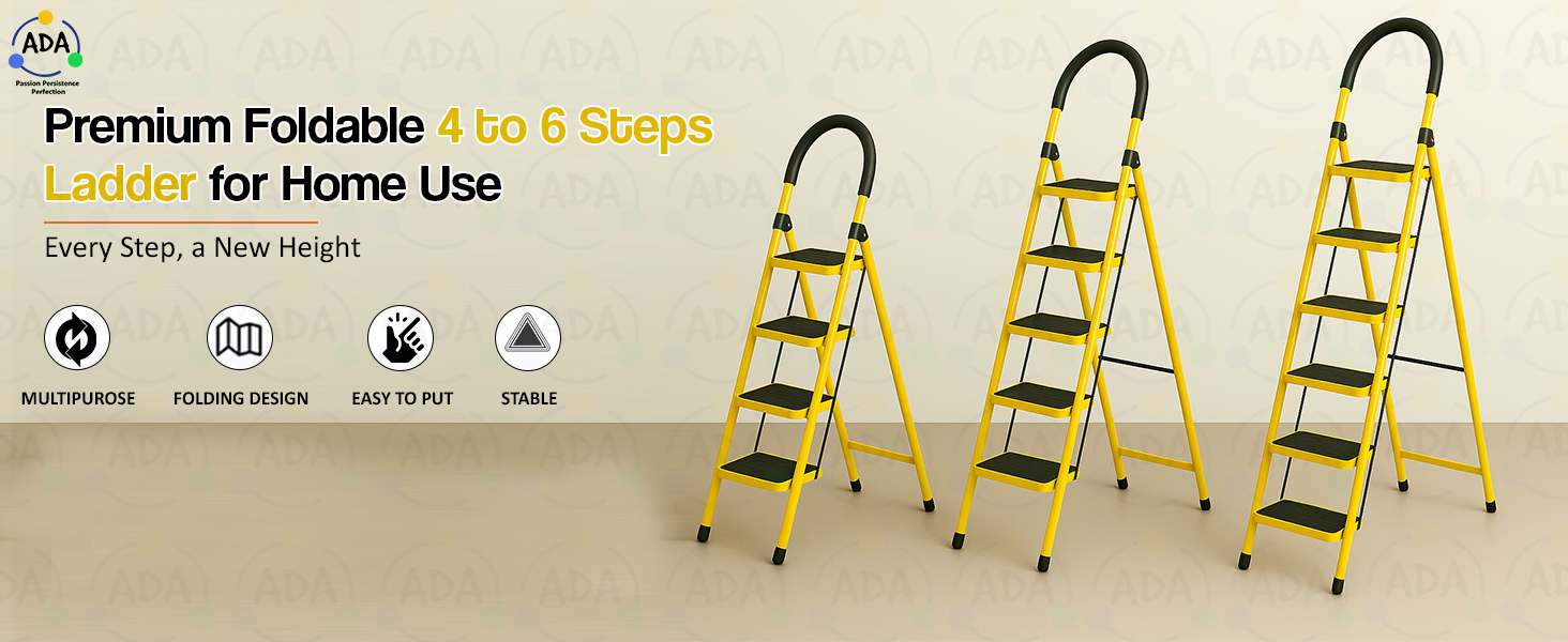 Premium Foldable 6 Step Ladder